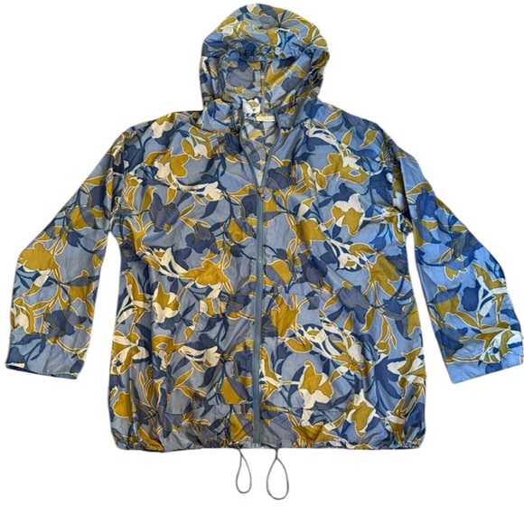 LOGO by Lori Goldstein Jackets & Blazers - LOGO by Lori Goldstein Blue and Yellow Floral Jacket